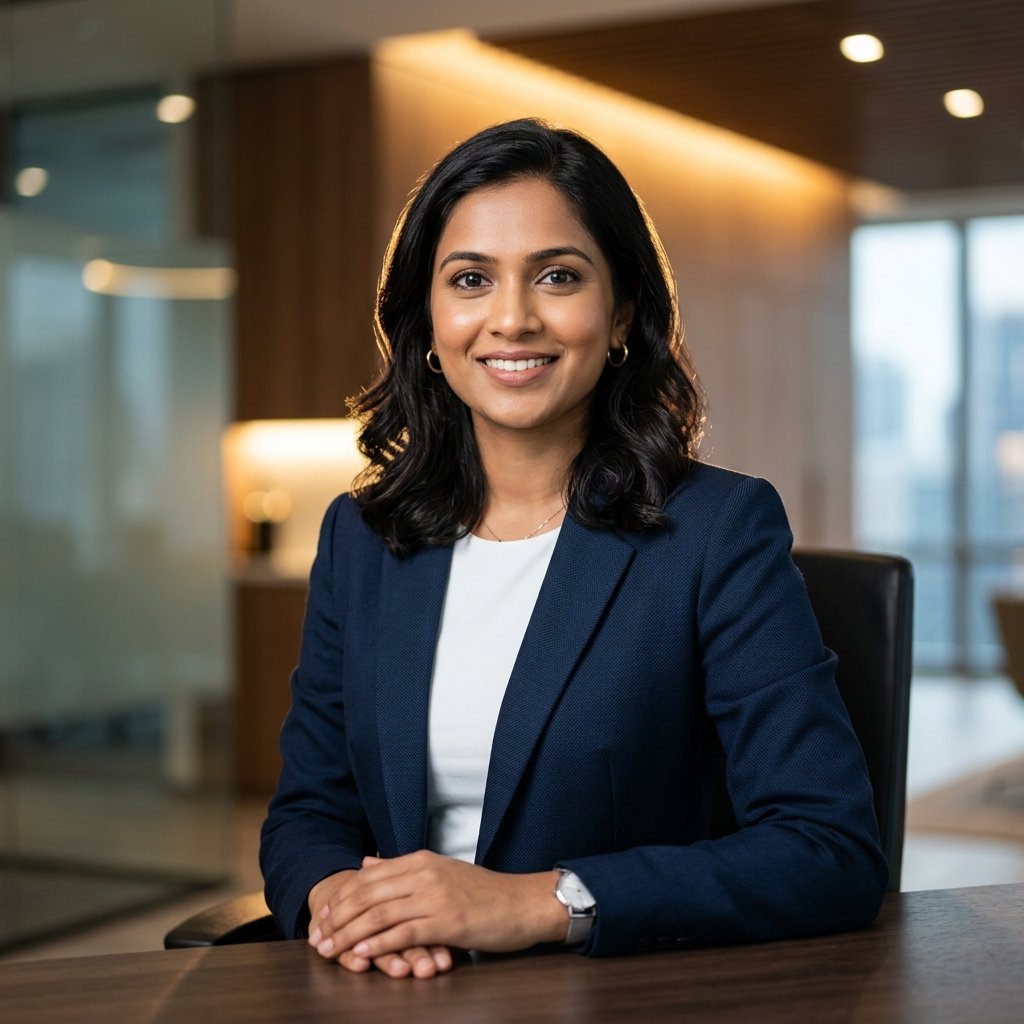 Nithya R corporate strategic portrait